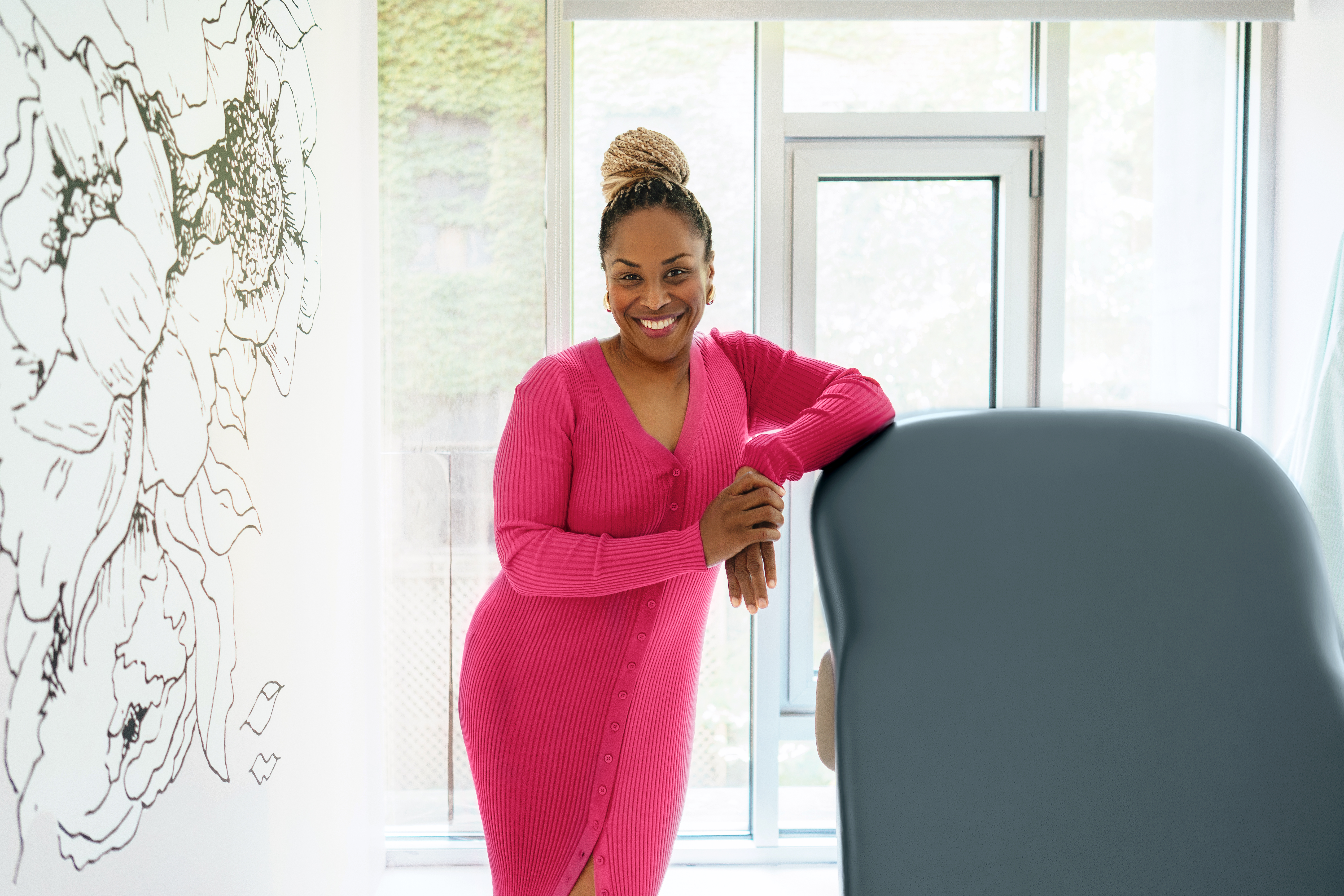 Dr. Kameelah Phillips in her practice